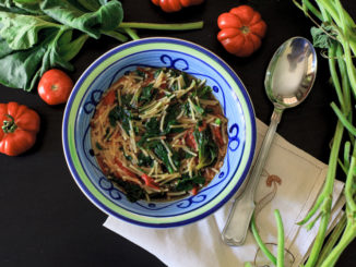 la pasta con i tenerumi