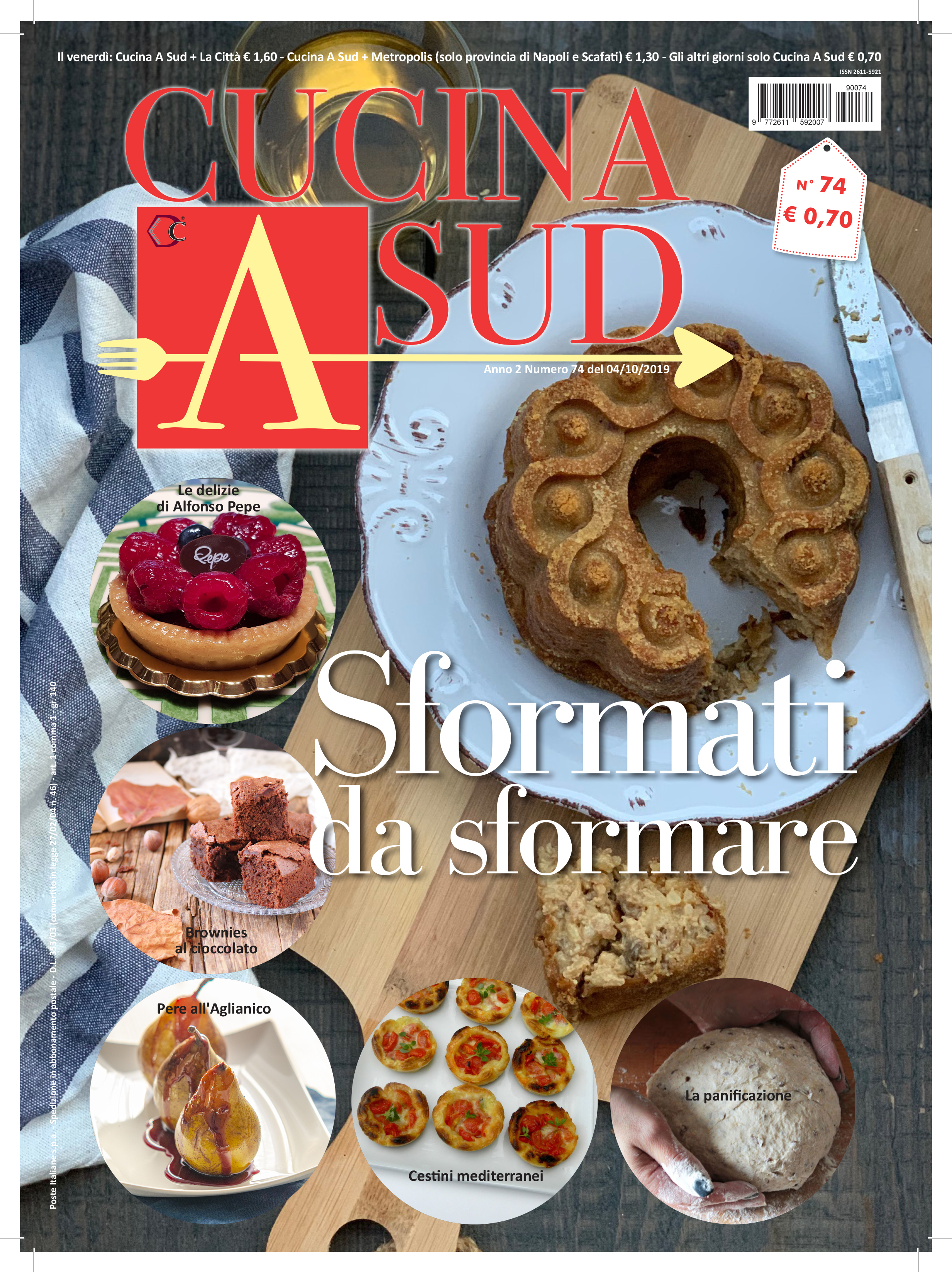 Copertina di Cucina a Sud n.74