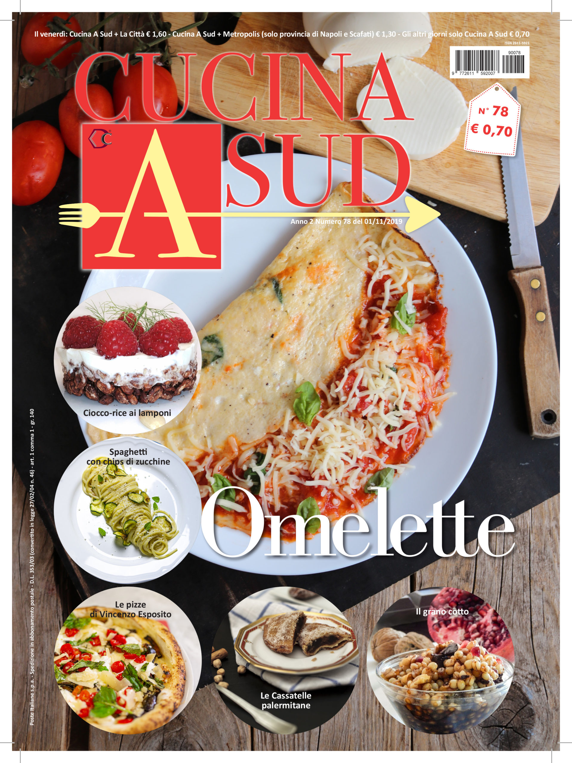 Copertina di Cucina a Sud n.78