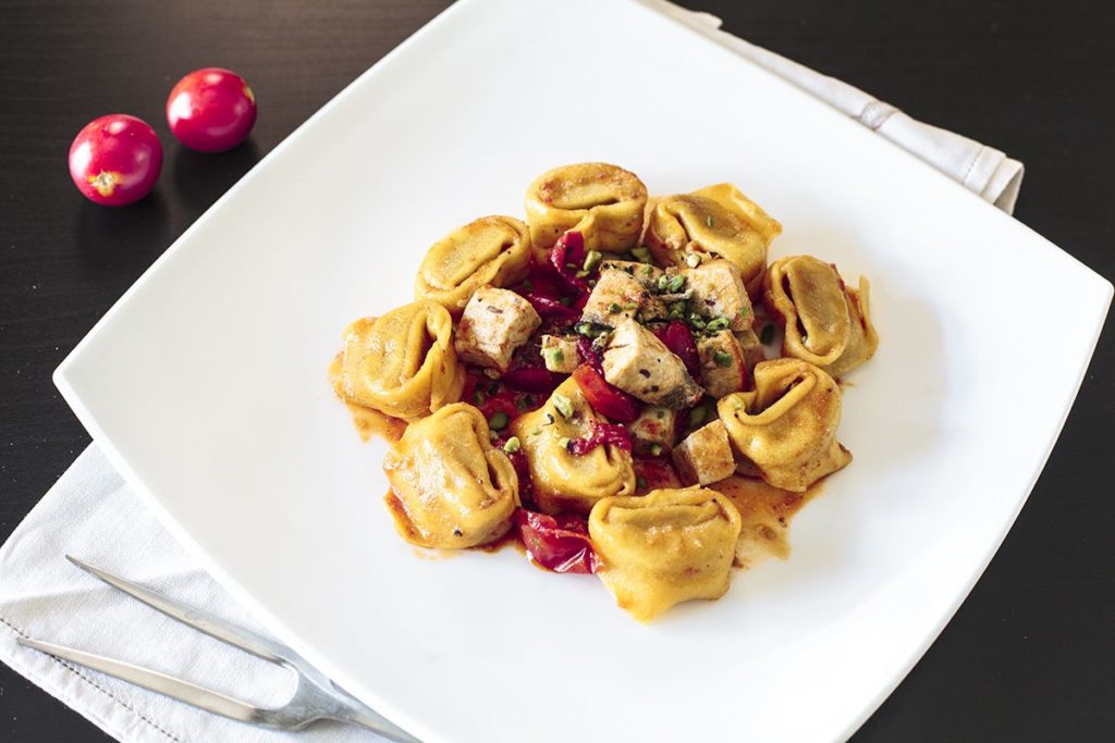 Cappellacci con ragù di pesce spada