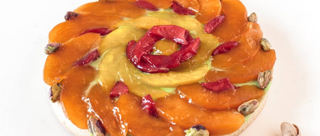 Crostata moderna vortice d'autunno