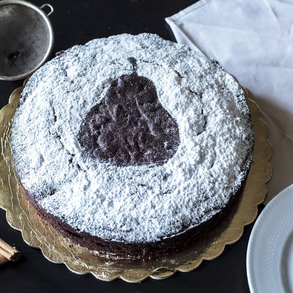 Torta pere e cioccolato